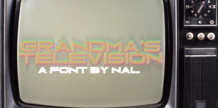 Grandma's Televisi Font Download