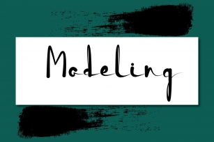 modelling Font Download