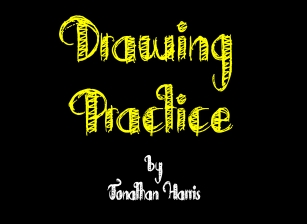 Drawing Practice Font Download