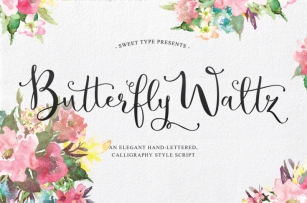 Butterfly Waltz Script Font Download