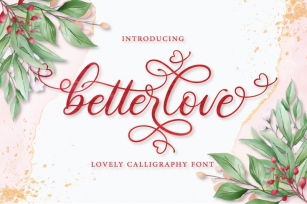 Betterlove Calligraphy Font Download