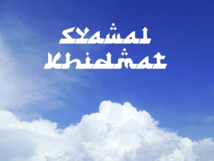 Syawal Khidma Font Download