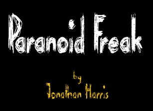 Paranoid Freak Font Download