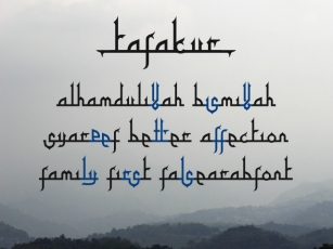 Tafakur Font Download