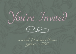 You're Invited Font Download