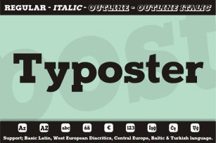 Typoster Font Download