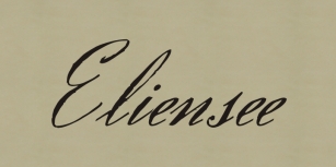 Eliensee Font Download