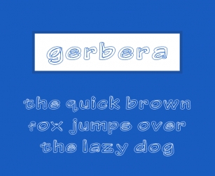 Gerbera Font Download