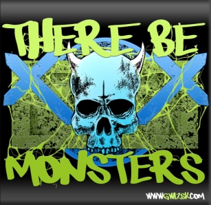 There be monsters Font Download