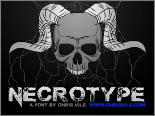 Necrotype Font Download