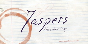 Jaspers Handwriting Font Download