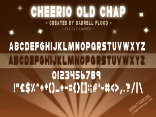 Cheerio Old Chap Font Download