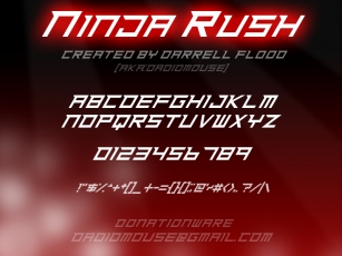 Ninja Rush Font Download