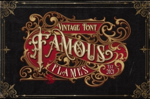 Famous Flames Font Download