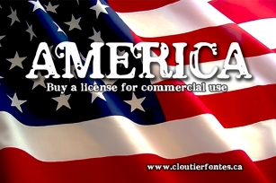 CF America Font Download