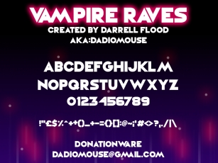 Vampire Raves Font Download