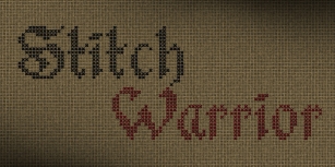 Stitch Warrior dem Font Download