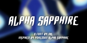 Alpha Sapphire Font Download