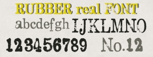 Rubber Stamp Font Download