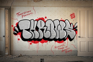 Graffiti fonts | Throws Font Download