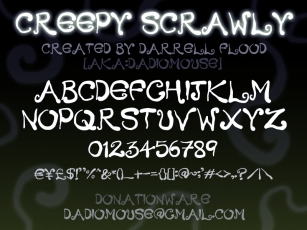 Creepy Scrawly Font Download