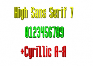 High Sans Serif 7 Font Download