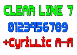 Clear Line 7 Font Download