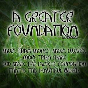 A Greater Foundati Font Download