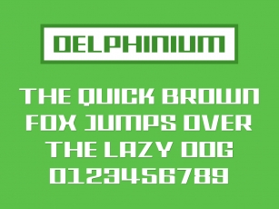 Delphinium Font Download