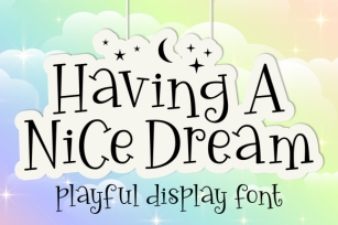Having a Nice Dream Font Download