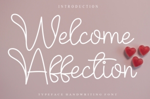 Welcome Affection Font Download
