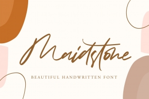 Maidstone - Beautiful Handwritten Font Font Download