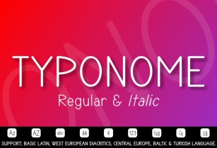 TYPONOME Font Download