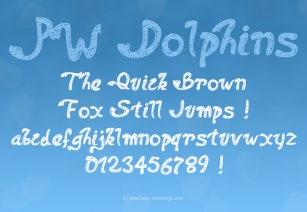 PWDolphins Font Download