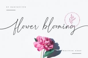 Flower Blooming Font Download