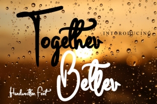 Together Better Font Download