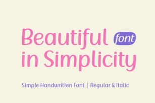 Beautiful in Simplicity Font Download