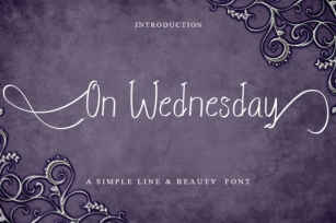 On Wednesday Font Download