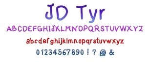 JDTyr Font Download