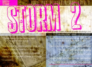 Vtks storm 2 Font Download