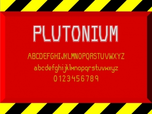 Plutonium NBP Font Download