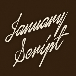 January Scrip Font Download