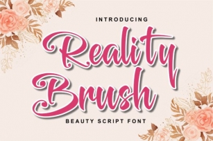 Reality Brush Font Download