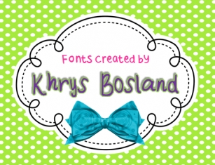 KBStripedPajamas Font Download