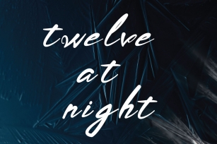 Twelve at Night Font Download