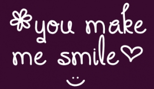 You Make Me Smile Font Download