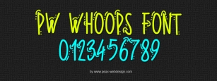 PWWhoops Font Download