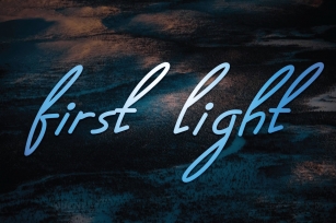 first light Font Download