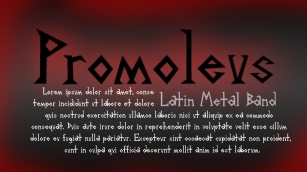 Promoleus Font Download