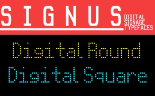 Signus Digital Round NBP Font Download